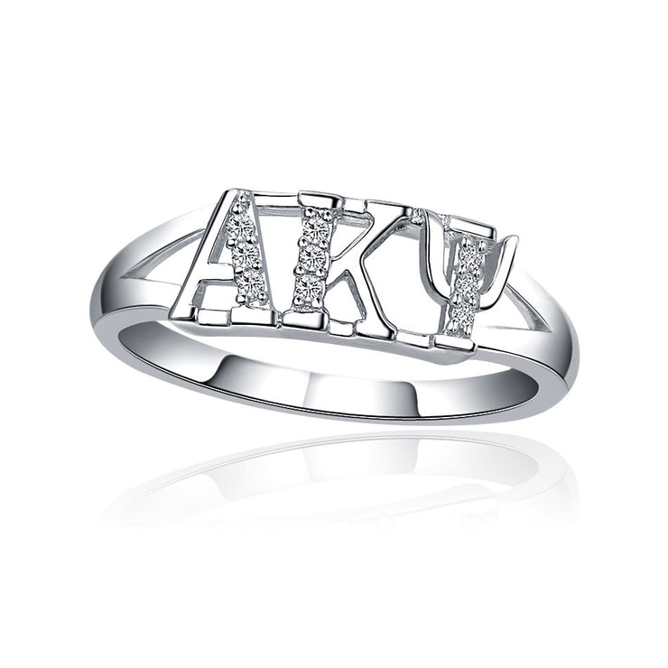 Alpha Kappa Psi Ring - Sterling Silver (R001)