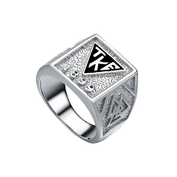 Tau Kappa Epsilon Silver Ring (R008)
