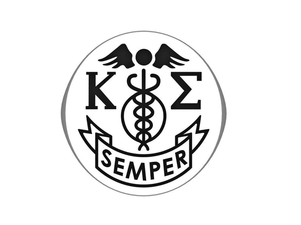 Kappa Sigma Ring, Sterling Silver  (R002)