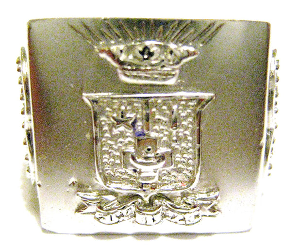 Sigma Phi Epsilon Crest Ring - Sterling Silver (R001)