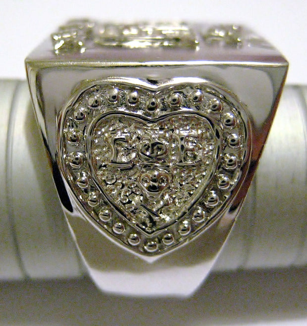 Sigma Phi Epsilon Crest Ring - Sterling Silver (R001)