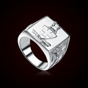 Sigma Chi Crest Ring - Sterling Silver (R001)