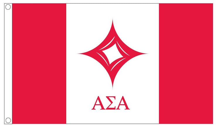 Alpha sigma Alpha Flag - 3&