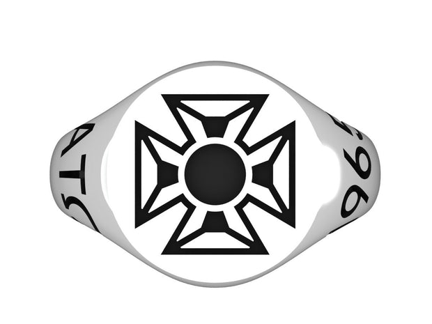 Alpha Tau Omega Ring -  Sterling Silver (R002)