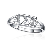 Alpha Sigma Phi Ring, Sterling Silver (R001)