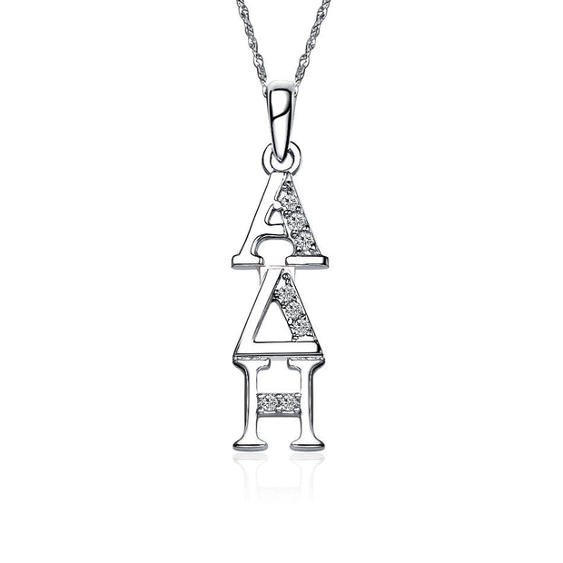 Alpha Delta Eta Lavalier, Sterling Silver (ADE-P001)