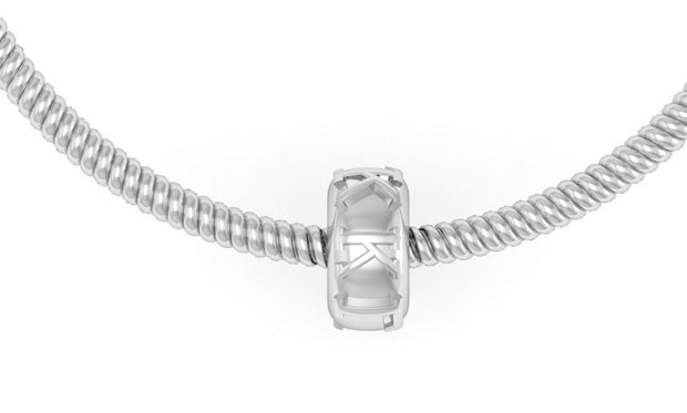 Kappa Kappa Gamma Bead - Sterling Silver (P017)