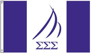 Sigma Sigma Sigma Flag - 3' X 5' Officially Approved