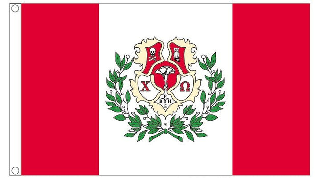 Chi Omega Flag - 3&