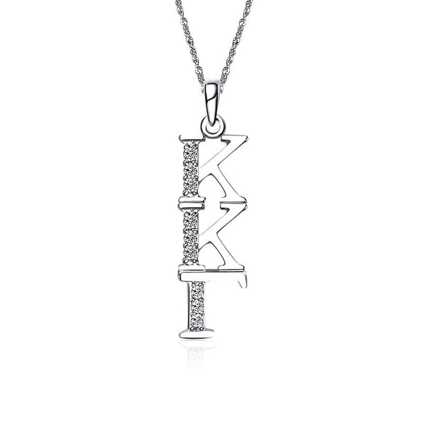 Kappa Kappa Gamma Lavalier - Sterling Silver (P001)