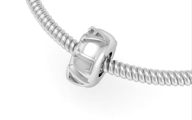 Alpha Gamma Delta Bead, Sterling Silver (P009)