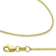 Sterling Silver Chain with Gold plating -