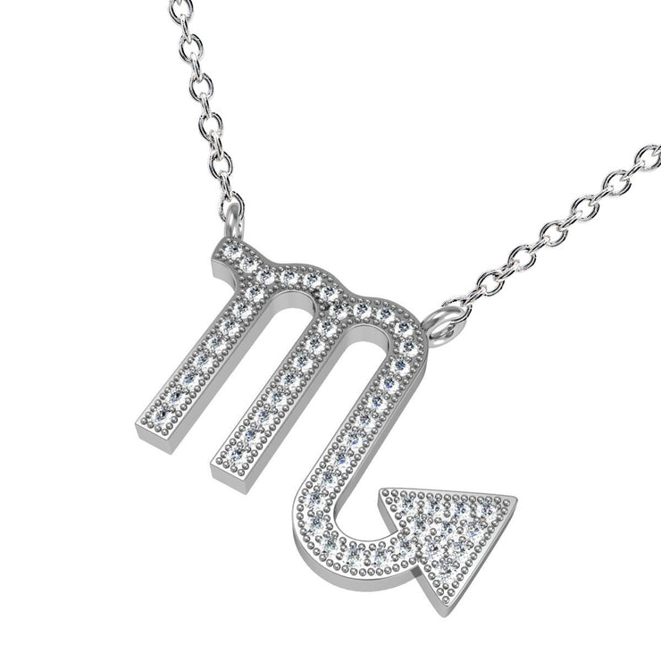 Scorpio Constellation Necklace Sterling Silver, Scorpio Necklace, Zodiac Necklace, Zodiac Jewelry