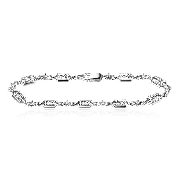 Phi Sigma Sigma Bracelet - Sterling Silver (PSS-B001)