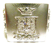 Sigma Phi Epsilon Ring - Sterling Silver (R001)