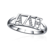 Alpha Delta Eta Ring - Sterling Silver (ADE-R001)
