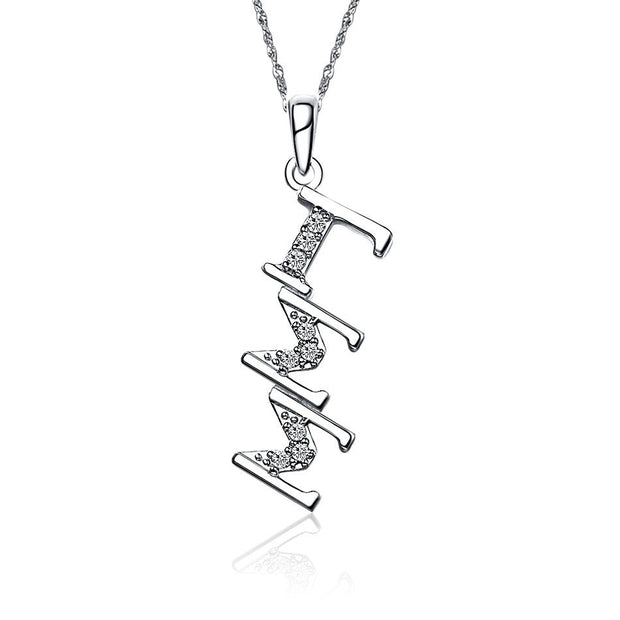 Gamma Sigma Sigma Lavalier - Sterling Silver (P002)
