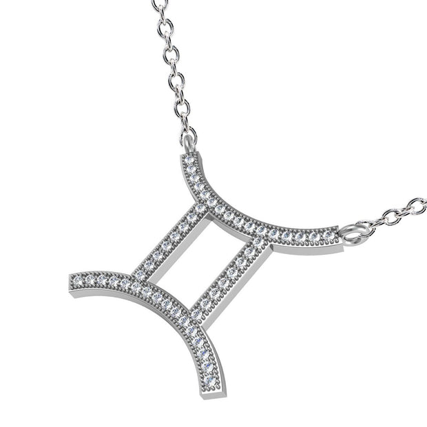 Gemini Constellation Necklace Sterling Silver, Gemini Necklace, Zodiac Necklace, Zodiac Jewelry