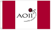 Alpha Omicron Pi Flag -   3' X 5' Officially Approved