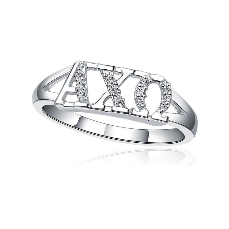 Alpha Chi Omega Silver Ring (ACO-R001)