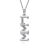 Gamma Phi Omega Necklace - Sterling Silver (GPO-P001)