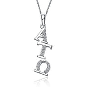 Alpha Tau Omega Lavalier for Sweetheart - Sterling Silver; with 18" Silver Chain (ATO-P002)